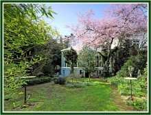 R�ckansicht Haus-Ex Besondere Jugendstilvilla mit Wintergarten und Kamin in Marienthal