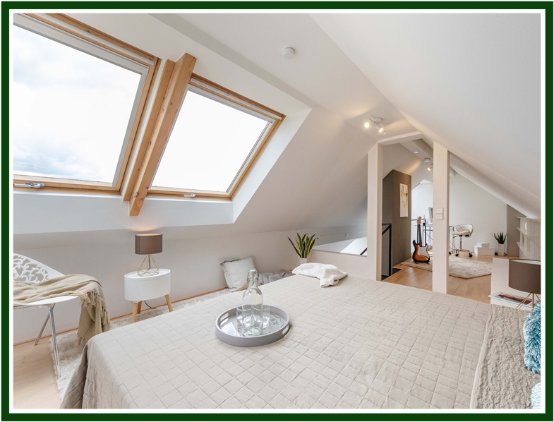 Dachraum-Bett2-Ex Etagenwohnung Hamburg