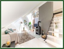 Wohnen2-Ex Weitblick �ber Eppendorf - Loftartige Dachgeschosswohnung mit S�dterrasse