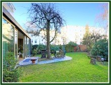 Gartenansicht oL Juwel in Hoheluft-Ost - Einzigartige Altbauwohnung mit Garten und Terrasse