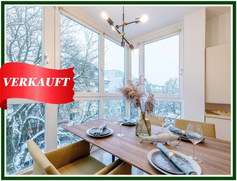 K�che3-mR-verkauft Hamburg - Eppendorf Etagenwohnung N�he Eppendorfer Markt - Gro�e 4-Zimmerwohnung mit Westbalkon und Garage