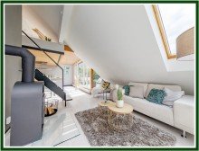 Wohnen1-Ex Weitblick �ber Eppendorf - Loftartige Dachgeschosswohnung mit S�dterrasse