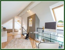Arbeit-Schlafen1-Ex Weitblick �ber Eppendorf - Loftartige Dachgeschosswohnung mit S�dterrasse