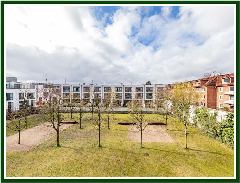 Balkonausblick oL Etagenwohnung Hamburg