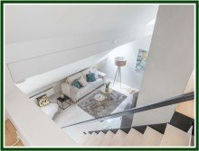 Blick von Ebene 2-Ex Weitblick �ber Eppendorf - Loftartige Dachgeschosswohnung mit S�dterrasse