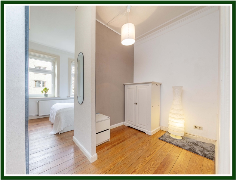 Schlafen-Schranknische mR Etagenwohnung Hamburg