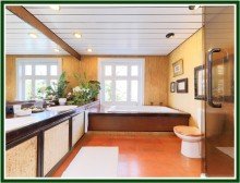 Bad Ensuite-Ex Besondere Jugendstilvilla mit Wintergarten und Kamin in Marienthal