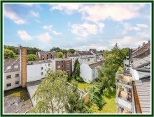 Dachterrasse-Blick1-Ex Weitblick �ber Eppendorf - Loftartige Dachgeschosswohnung mit S�dterrasse