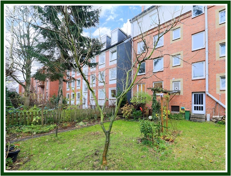 Garten-R�ckfassade2-Ex Etagenwohnung Hamburg